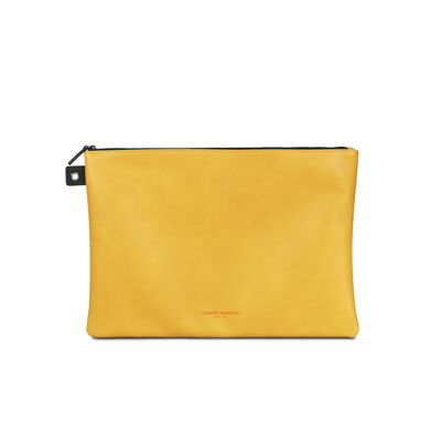 POCHETTE POUR ORDINATEUR PORTABLE 13 FERMETURE ZIP JAUNE