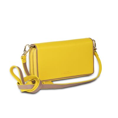 CARTERA EDWIGE AMARILLO CANARIO