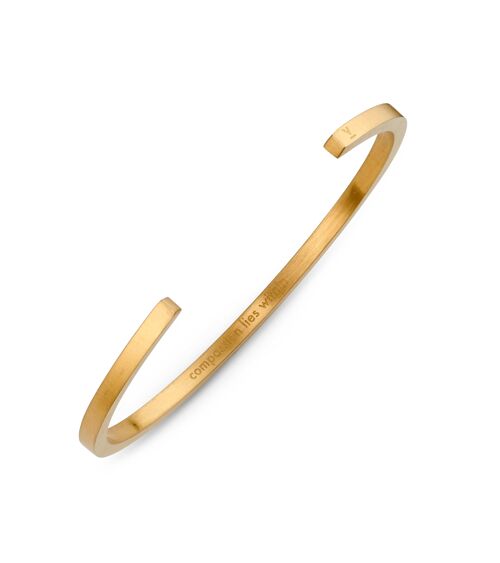 Gold bangle | ilse collection