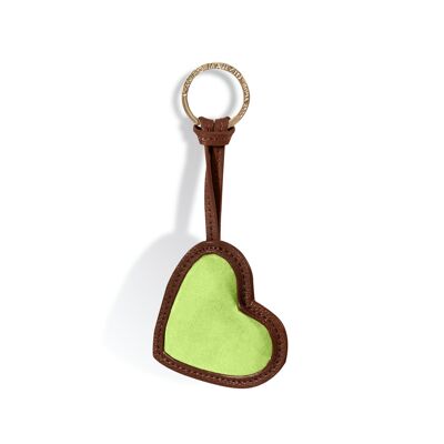 LADYLOVE SUEDE KEYRING RUST