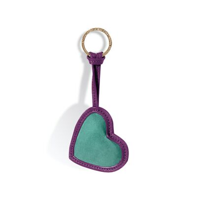 LADYLOVE SUEDE KEYRING PINK