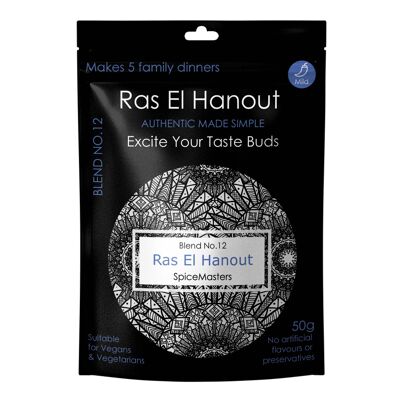 Blend No.12 Ras El Hanout Spice-Bolsa de 50 g