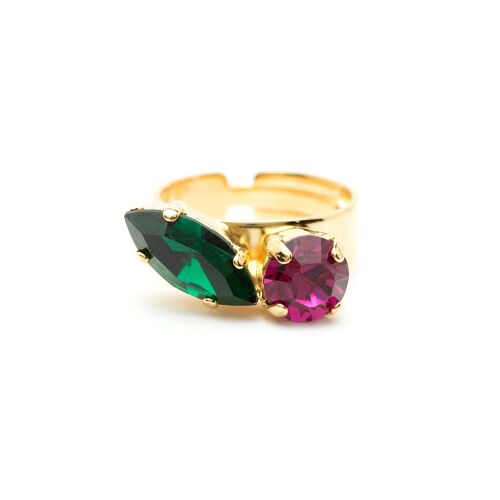 Bague Caroline Fuchsia