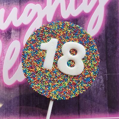 Custom numbers giant lolly