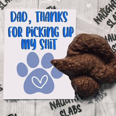 Dad, thanks for picking up my shit