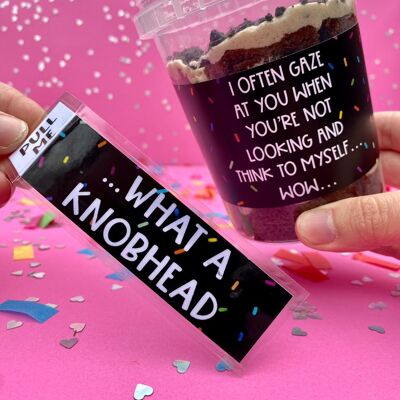 You're a Knobhead Cookies & Cream Surprise Cake