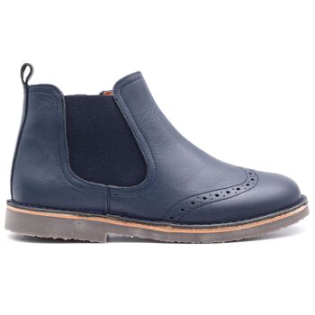 Boots, bottines & bottes garcon - Bleu Marine  - Boni Malo GT 1