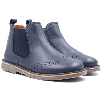 Boots, bottines & bottes garcon - Bleu Marine  - Boni Malo GT 2