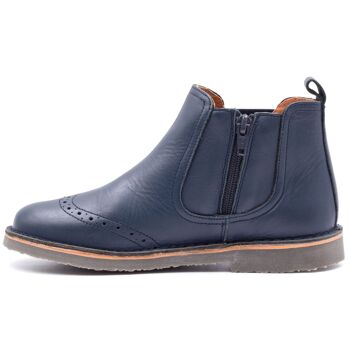 Boots, bottines & bottes garcon - Bleu Marine  - Boni Malo GT 4