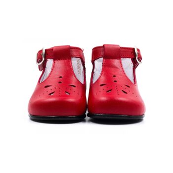 Chaussure bébé premier pas - Rouge  - Boni Carol 3