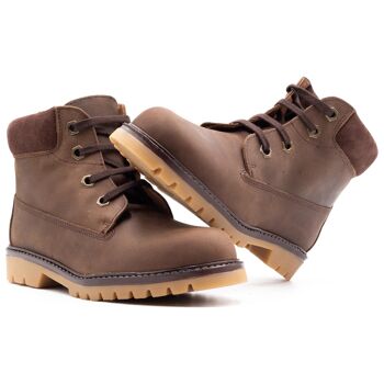 Boots, bottines & bottes garcon - Marron  - Boni Outdoor 2