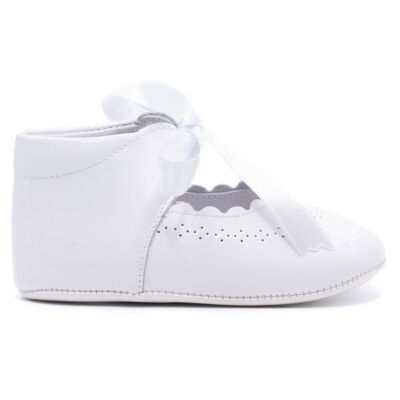 Chaussures bébé cérémonie - Blanche  - Boni Clémence