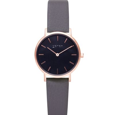 Rose Gold & Slate Grey with Black | Petite