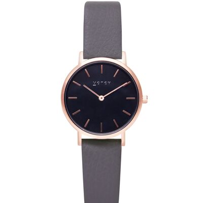 Rose Gold & Slate Grey with Black | Petite