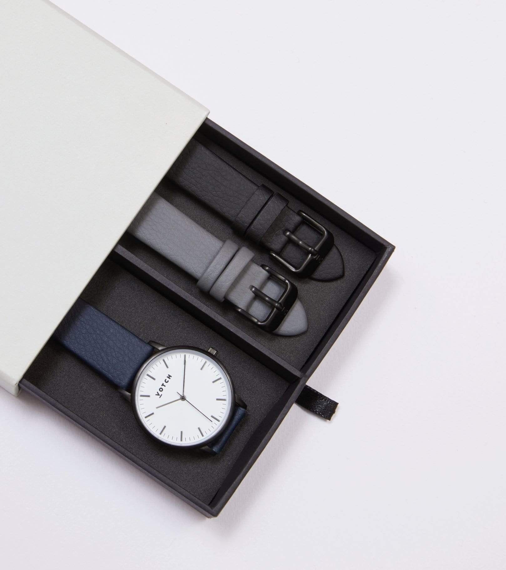 Negro y azul marino | Set de regalo de momento