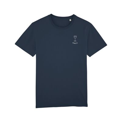 T-shirt Paris, Pigalle, brodé - Blue