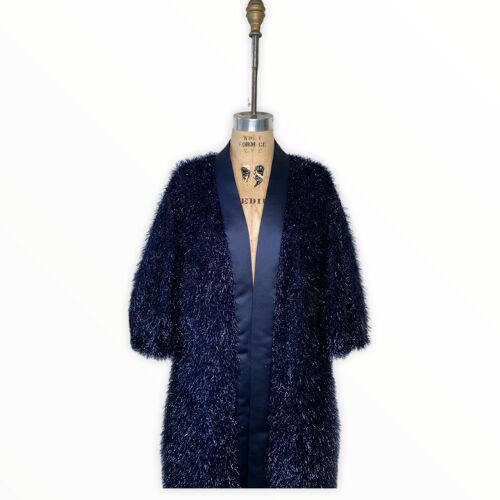 Knitted Lurex Cardigan/Coat Dress