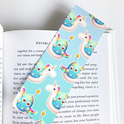 Octopus Unicorn Bookmark, Cute Stationery, Kawaii, Summer,