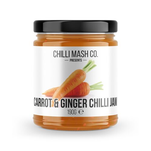 Carrot & Ginger Chilli Jam | 190g | Chilli Mash Company | Persian Inspired