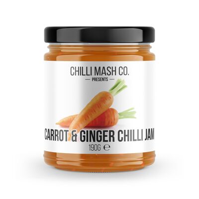 Karotten-Ingwer-Chili-Marmelade | 190g | Chili Mash Company | Persisch inspiriert