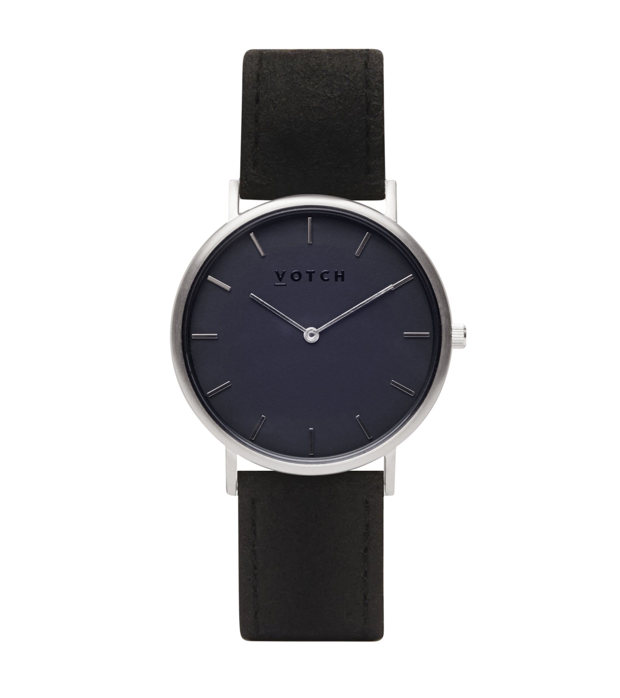 Argento e Piñatex Con Nero | Classico