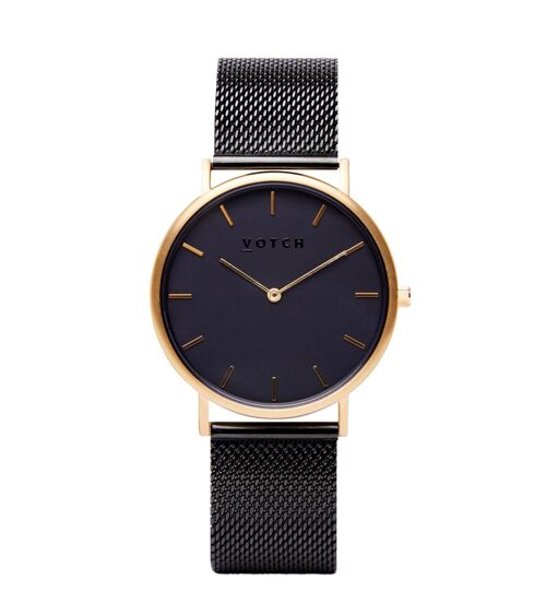 Gold & Black with Black | Mesh Classic