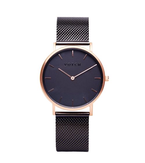 Rose Gold & Black with Black | Mesh Classic