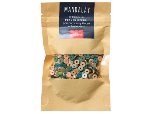 Mélange de perles heishi et de breloques - Mandalay (291006)