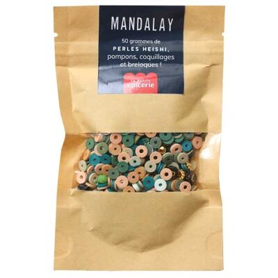 Mix of heishi beads and charms - Mandalay