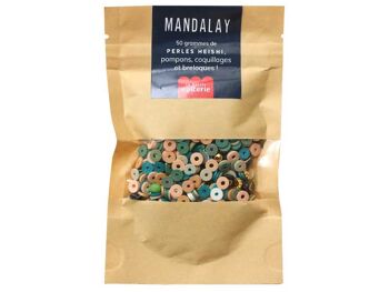 Mélange de perles heishi et de breloques - Mandalay (291006) 1