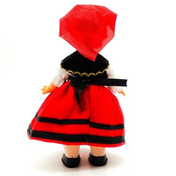 Poupée de collection de 25 cm. Robe régionale typique de Galice (Galice), fabriquée en Espagne par Folk Crafts Dolls. (SKU : 204) 3