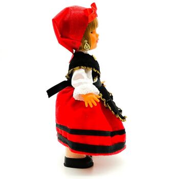 Poupée de collection de 25 cm. Robe régionale typique de Galice (Galice), fabriquée en Espagne par Folk Crafts Dolls. (SKU : 204) 2