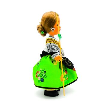 Poupée de collection de 25 cm. robe régionale typique de Castellonera (Castellón), fabriquée en Espagne par Folk Crafts Dolls. (SKU: 209) 3