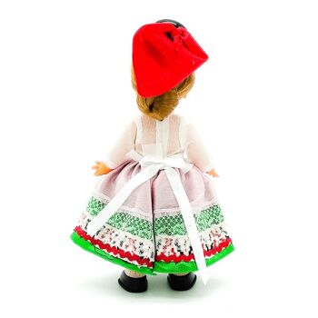 Poupée de collection de 25 cm. Robe régionale typique des Canaries (îles Canaries), fabriquée en Espagne par Folk Crafts Dolls. (SKU: 216) 4