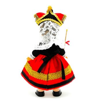 Poupée de collection de 25 cm. robe régionale typique Segovia (Segovia), fabriquée en Espagne par Folk Crafts Dolls. (SKU: 217) 3