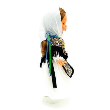 Poupée de collection de 25 cm. robe régionale typique d'Ibicenca (Ibiza), fabriquée en Espagne par Folk Crafts Dolls. (SKU: 227) 2