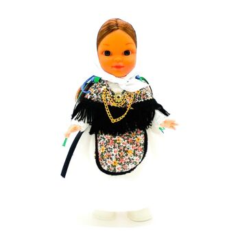 Poupée de collection de 25 cm. robe régionale typique d'Ibicenca (Ibiza), fabriquée en Espagne par Folk Crafts Dolls. (SKU: 227) 1