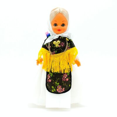 35 cm collectible doll. typical Ibicenca regional dress (Ibiza), made in Spain by Folk Crafts Dolls. (SKU: 327)