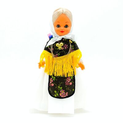 Muñeca de colección de 35 cm. vestido regional típico Ibicenca (Ibiza), fabricada en España por Folk Artesanía Muñecas. (SKU: 327)