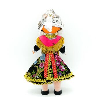 Poupée de collection de 35 cm. robe régionale typique Salmantina Charra (Salamanque), fabriquée en Espagne par Folk Crafts Dolls. (SKU: 314) 3