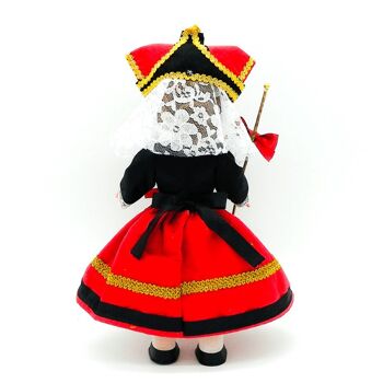 Poupée de collection de 35 cm. robe régionale typique Segovia (Segovia), fabriquée en Espagne par Folk Crafts Dolls. (SKU: 317) 3