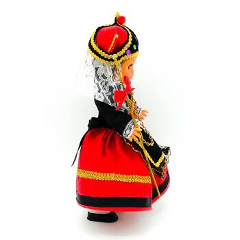 Poupée de collection de 35 cm. robe régionale typique Segovia (Segovia), fabriquée en Espagne par Folk Crafts Dolls. (SKU: 317) 2