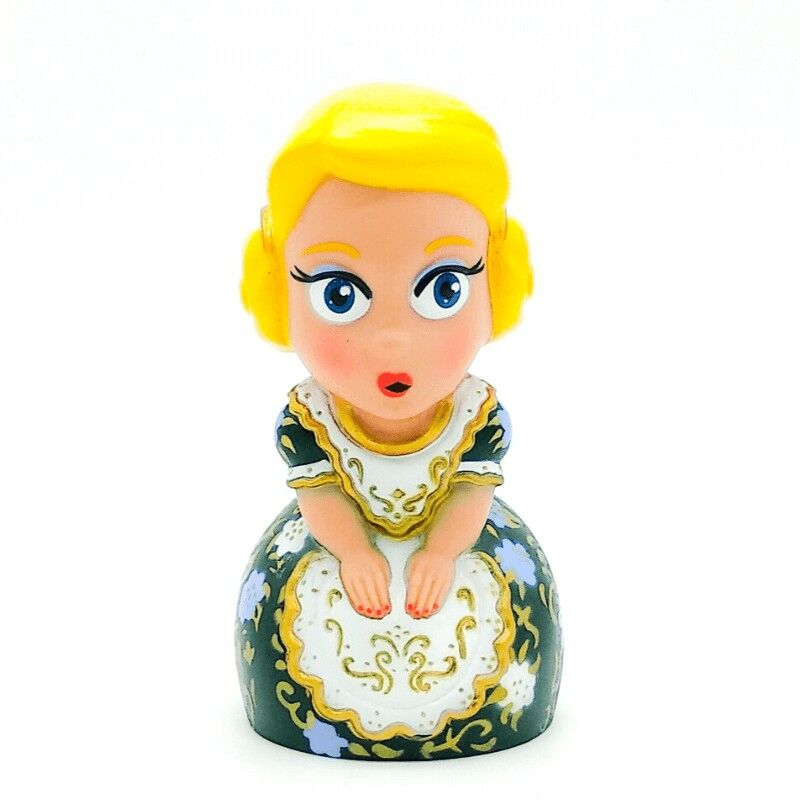 Ninot Fallera Valenciana salvadanaio bambola 17 cm di alta qualità collezione Fallas Folk Crafts (SKU: 2007 VD RB)