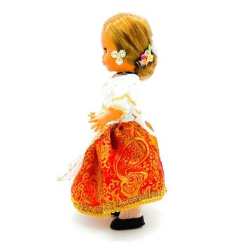 Poupée de collection de 35 cm. robe régionale typique Murciana Huertana (Murcie), fabriquée en Espagne par Folk Crafts Dolls. (SKU : 308) 2