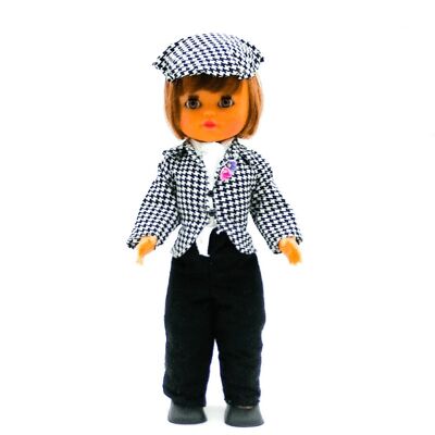 35 cm collectible doll. Chulapo Madrileño typical regional dress (Madrid), made in Spain by Folk Crafts Dolls. (SKU: 305M)