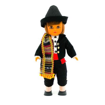 35 cm collectible doll. Murciano Murcia typical regional dress made in Spain by Folk Crafts Dolls. (SKU: 308M)