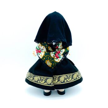 Poupée de collection de 35 cm. robe régionale typique Leonesa Maragata (León) fabriquée en Espagne par Folk Crafts Dolls. (SKU: 336) 3