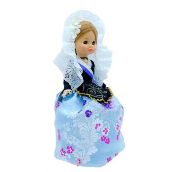 Poupée Sintra de 40 cm avec robe régionale d'Alicante, édition limitée spéciale Foguerera (Alicante). Fabriqué en Espagne. - Collection complète de poupées (SKU : 401) 3