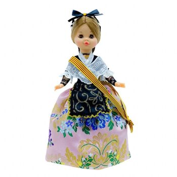 Poupée Sintra de 40 cm avec robe régionale Catalana (Catalogne) édition spéciale limitée. Fabriqué en Espagne. - Collection complète de poupées (SKU : 403) 1