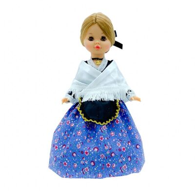 Bambola Sintra di 40 cm con abito regionale aragonese Baturra (Aragona) edizione speciale limitata. Fatto in Spagna. - Collezione completa di bambole (SKU: 425)